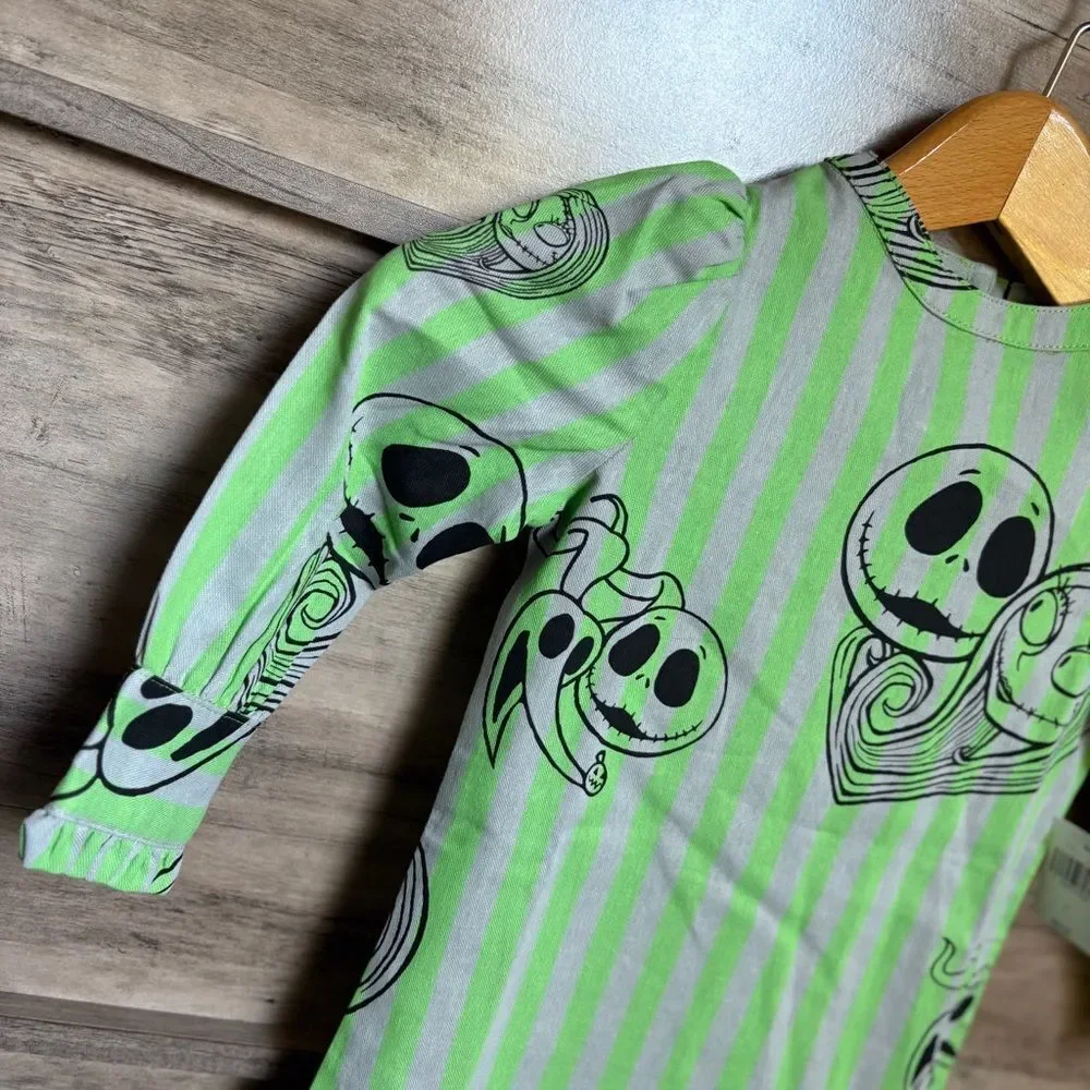 Disney Girls 2T Nightmare Before Christmas Jack Skellington Dress Halloween - Picture 6 of 11